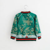 Girls Silky Brocade Jacket