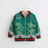 Girls Silky Brocade Jacket