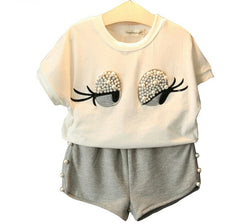 Glamorous Eyelash Short Set